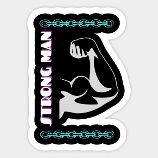 Strong Man T - Shirt Sticker